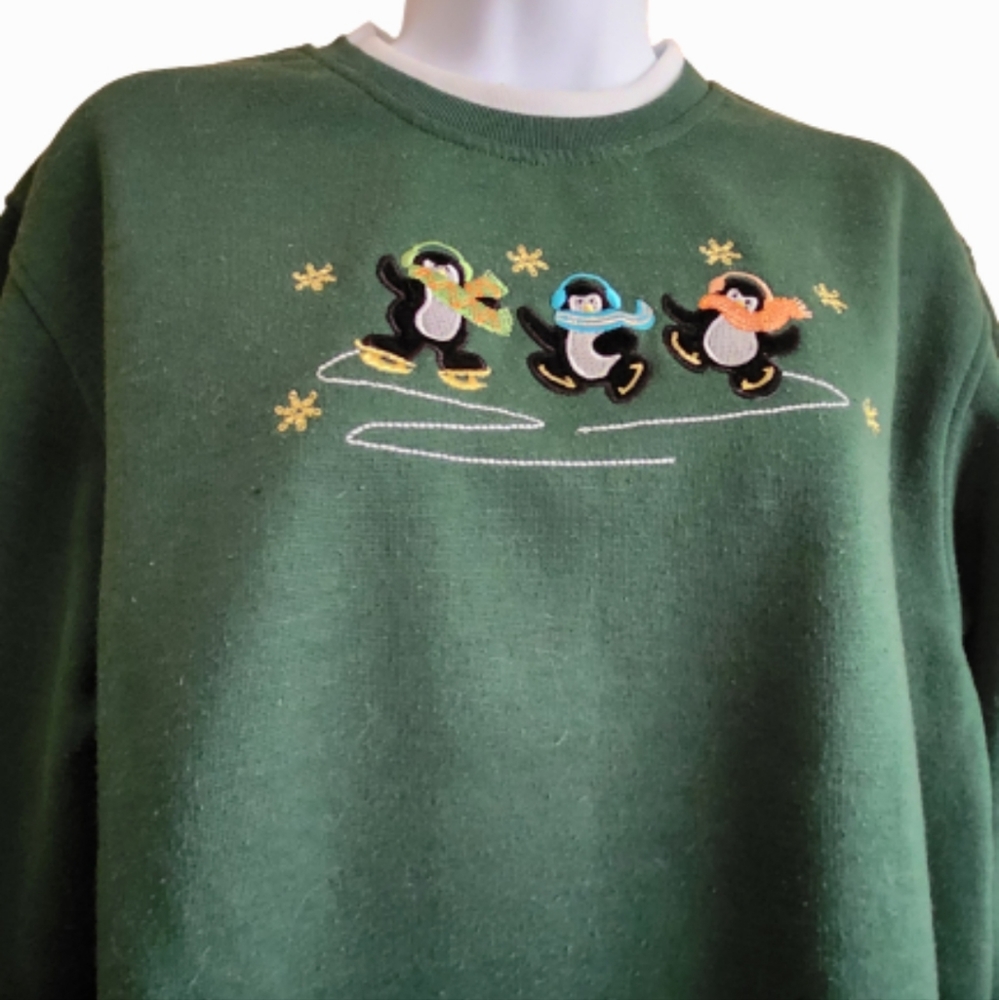 Bobbie Brooks Christmas Sweatshirt 6/8 Vintage